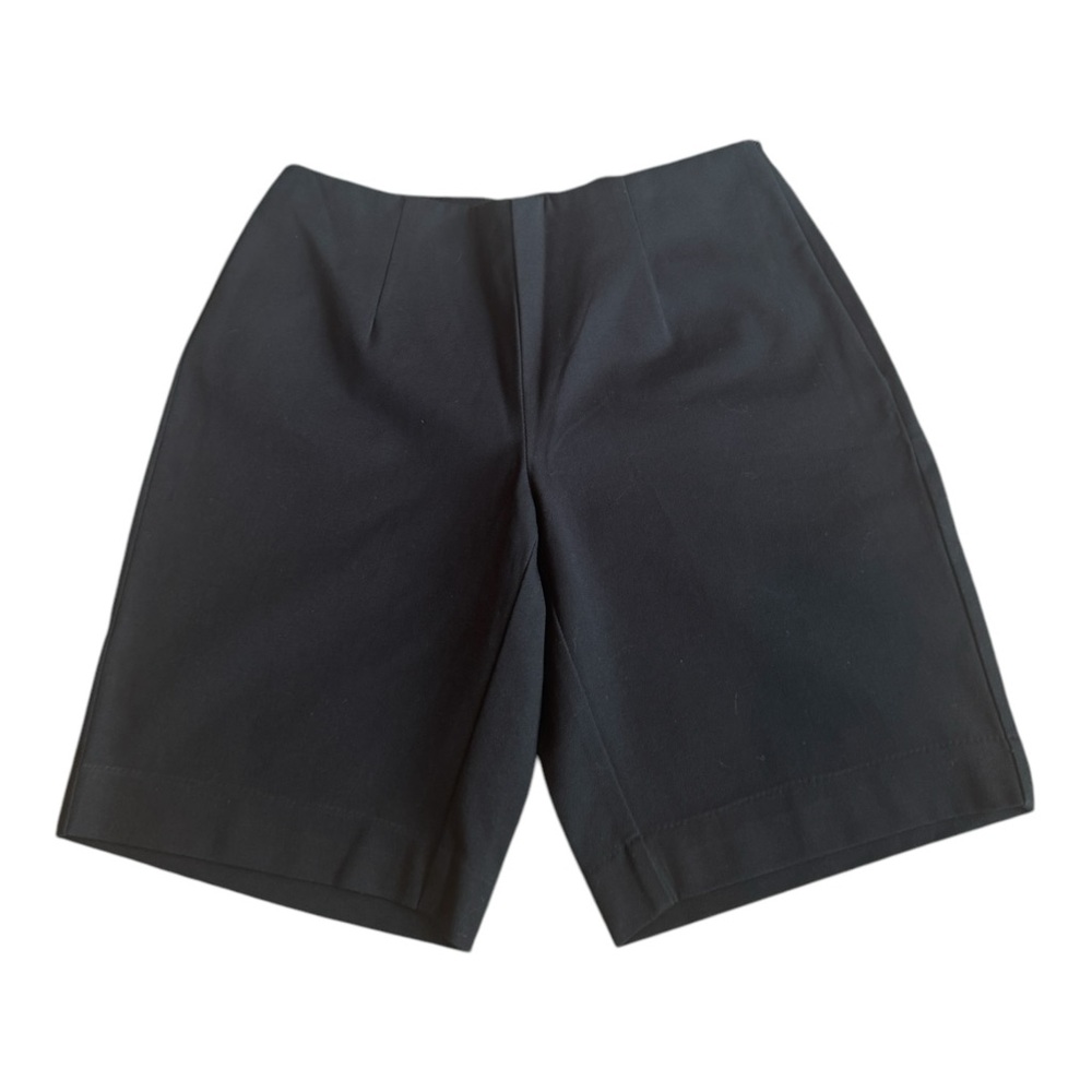 🩳 NWOT Boston Proper Women's Black Side Zip Sleek Shorts Size 2